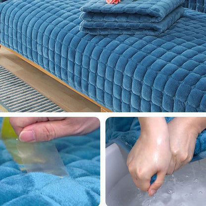 🛋️ Téli csúszásgátló vastag plüss kanapéhuzat