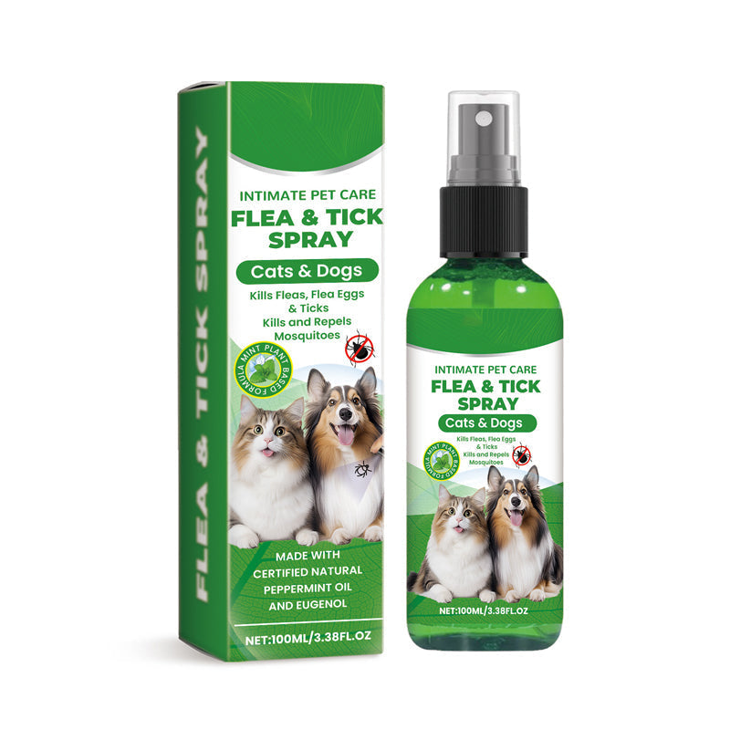 🍃Természetes bolha- és kullancsirtó spray kutyáknak és macskáknak🐾 Tartsa kedvencét kártevőmentesen