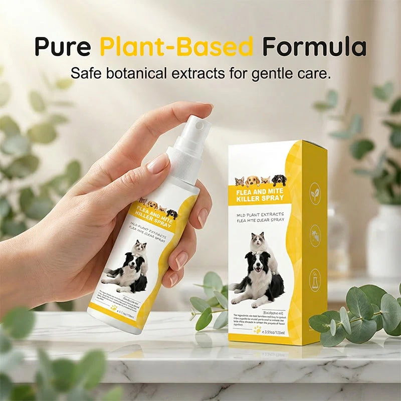 Kártevőriasztó spray háziállatoknak gyengéd formulával