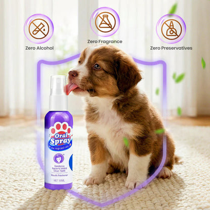 Kisállat fogtisztító spray