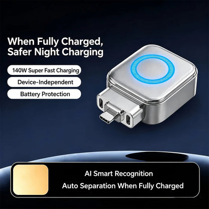 🛡️⚡Hordozható gyorstöltő adapter automatikus kikapcsolással