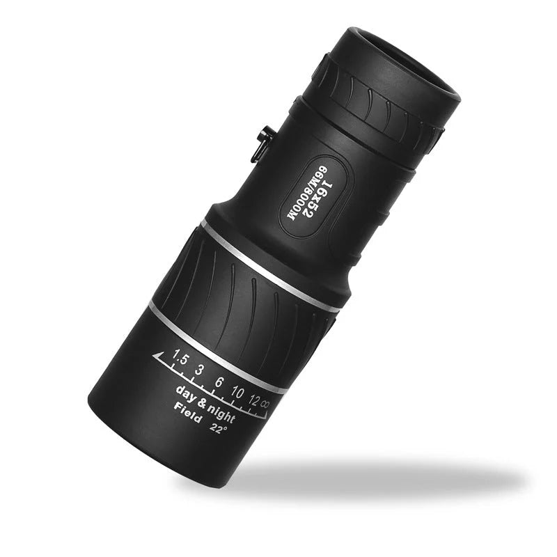 16x52-es monokuláris teleszkóp optikai zoommal