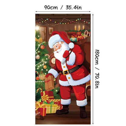 ⏰Ünnepi akció 70% kedvezménnyel!!🎄Karácsonyi ajtópanel azonnali ünnepi dekorációhoz