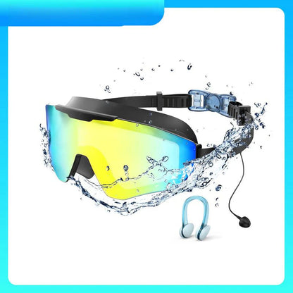 Panorámás páramentes úszószemüveg füldugóval és orrcsipesszel