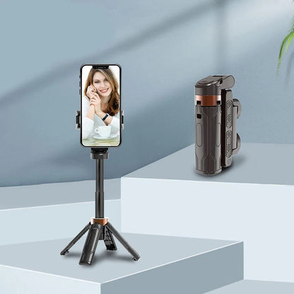 ?⏳Bâton de selfie Bluetooth pliable de poche avec trépied intégré?