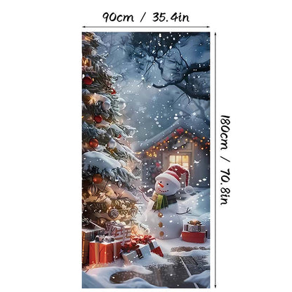 ⏰Ünnepi akció 70% kedvezménnyel!!🎄Karácsonyi ajtópanel azonnali ünnepi dekorációhoz