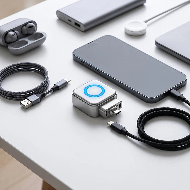 🛡️⚡Hordozható gyorstöltő adapter automatikus kikapcsolással