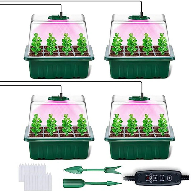 🌱 Palántatálca beépített termesztőlámpával