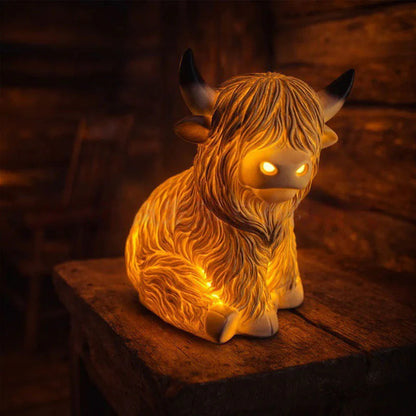 💥🐮 A hangulatos Highland Glow: Highland Cattle lámpa