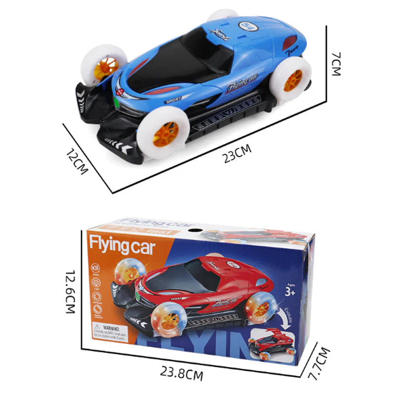 Forgó autó fényekkel és hangokkal
