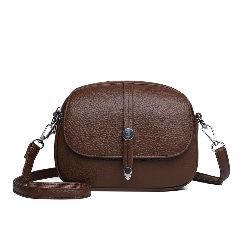 Könnyű, egyszínű női crossbody táska