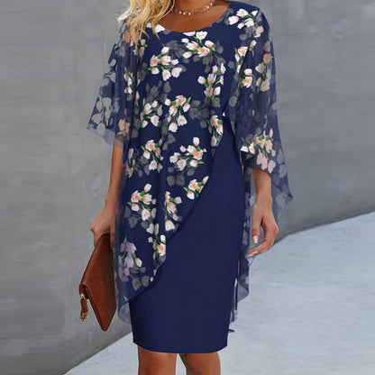 👗 MOST 50% KEDVEZMÉNY!🌸 Elegáns virágmintás kétrészes szett – blúz és ruha – sikkes bohém nyári szett ✨