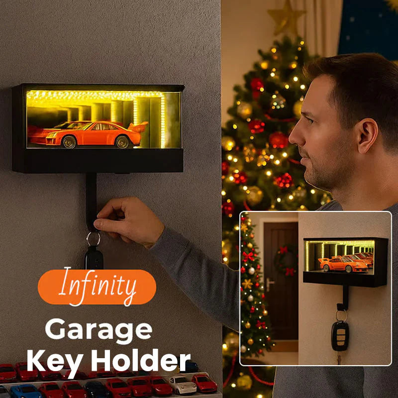 🚗Végtelen Tükör LED Autós Kulcstartó🎄Mutasd meg kedvenc autóidat