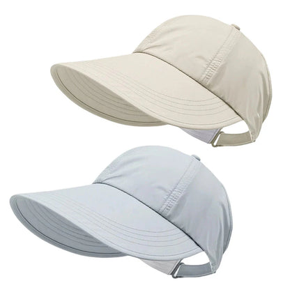 🧢Női, széles karimájú, baseball stílusú napellenző sapka🌞