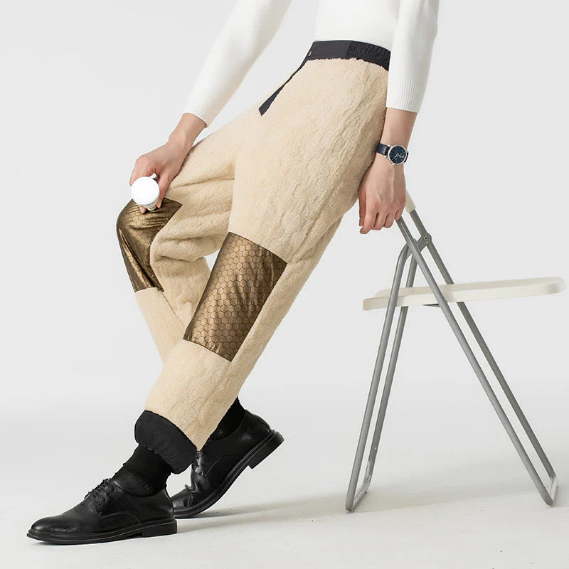 【M-4XL】👖Férfi téli szigetelt nadrág grafén térdvédőkkel