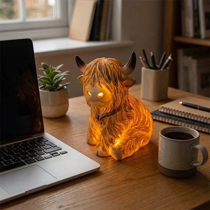 💥🐮 A hangulatos Highland Glow: Highland Cattle lámpa