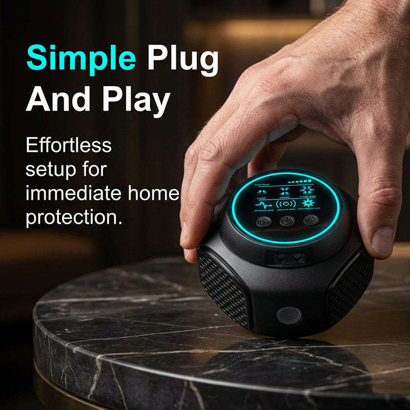⚡【Nagy teljesítményű ultrahangos kártevőriasztó】— A patkányok és csótányok maguktól eltávoznak – vegyszerek nélkül, ölés nélkül! 🚫🐭