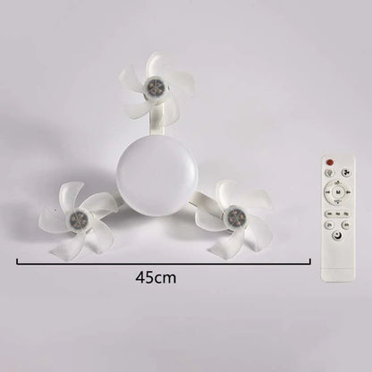 🌀 50% kedvezmény💥Mennyezeti ventilátor LED lámpával és távirányítóval