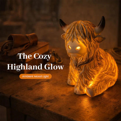 💥🐮 A hangulatos Highland Glow: Highland Cattle lámpa