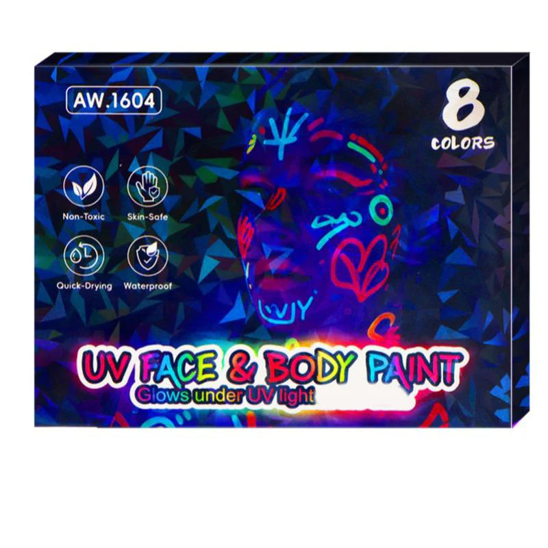 ✨Luxus UV arc- és testfestő tollkészlet