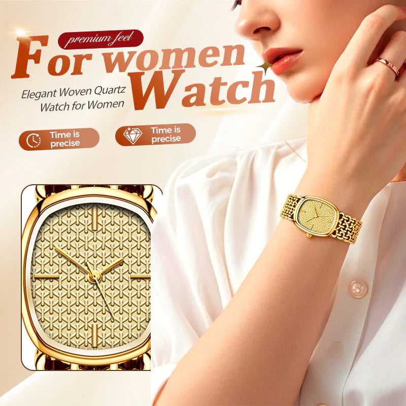 ✨⌚Elegáns kötött kvarcóra nőknek