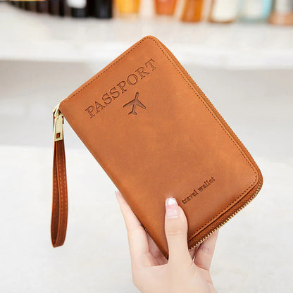 🧳2026 Turisztikai kötelező✈️Többfunkciós RFID-s útlevél-tárca