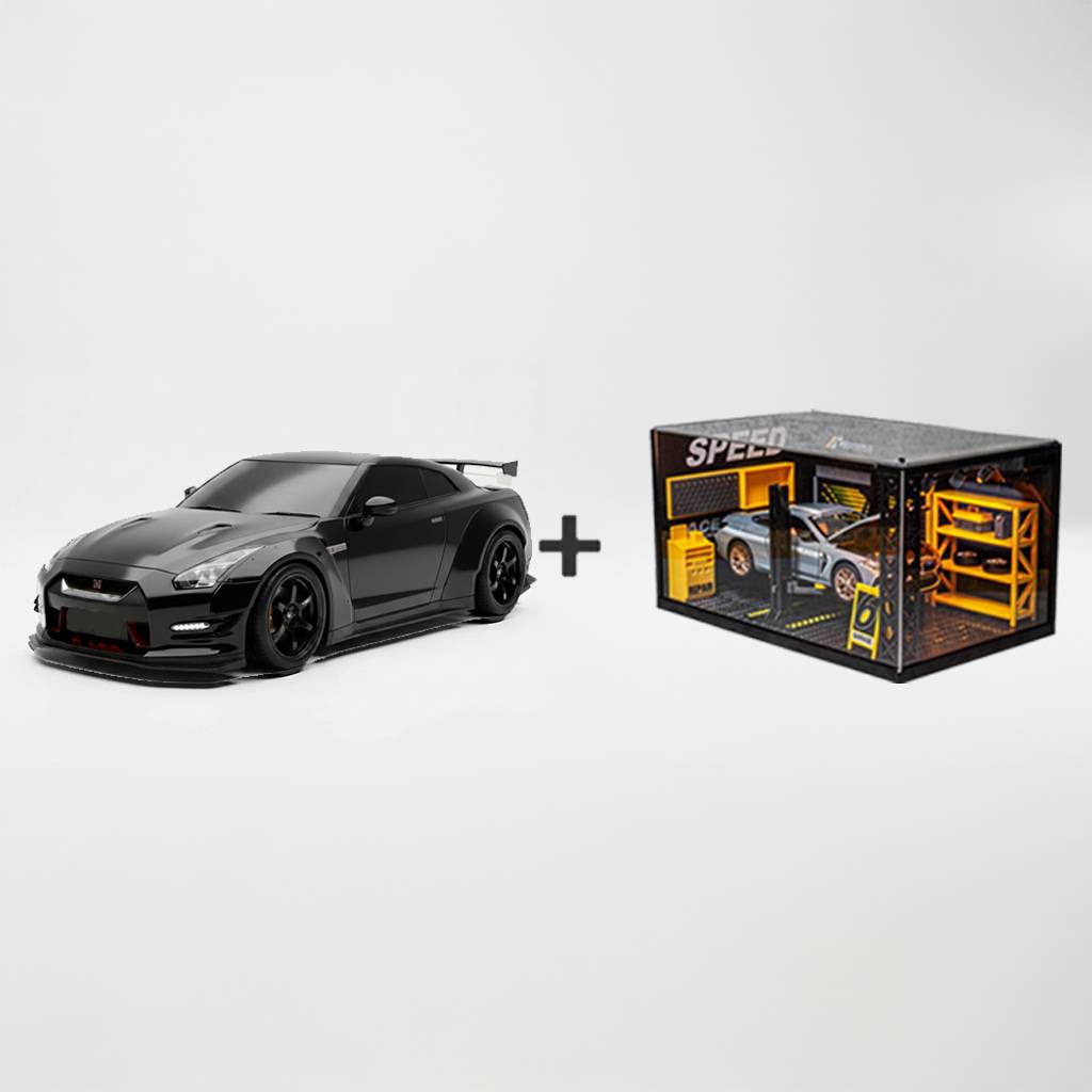 📢📢60% KEDVEZMÉNY!!🎅【🎁Tökéletes karácsonyi ajándék🎁】🏎️GTR szuperautó világító dekoráció