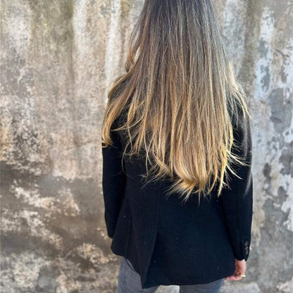 【🥰Felkészülés a közelgő télre】🔥Egyszínű tweed dzseki