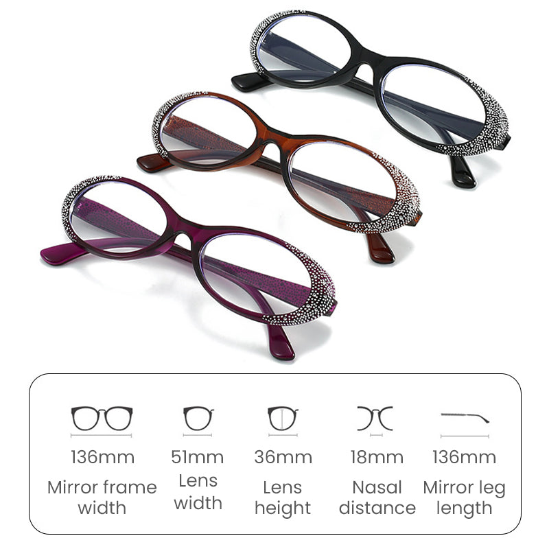 👓Macskaszem alakú, kék fényt blokkoló olvasószemüveg