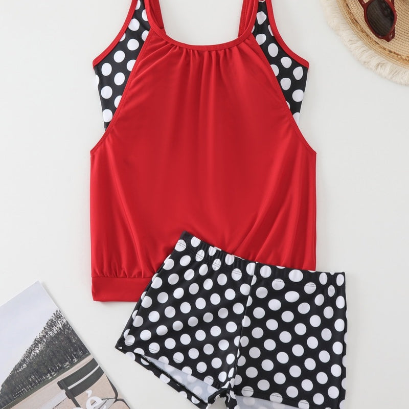 🏖️[S–3XL]👙 Női kétrészes fürdőruha pöttyökkel