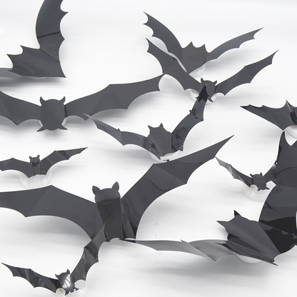 🦇Halloween 3D világító denevérek