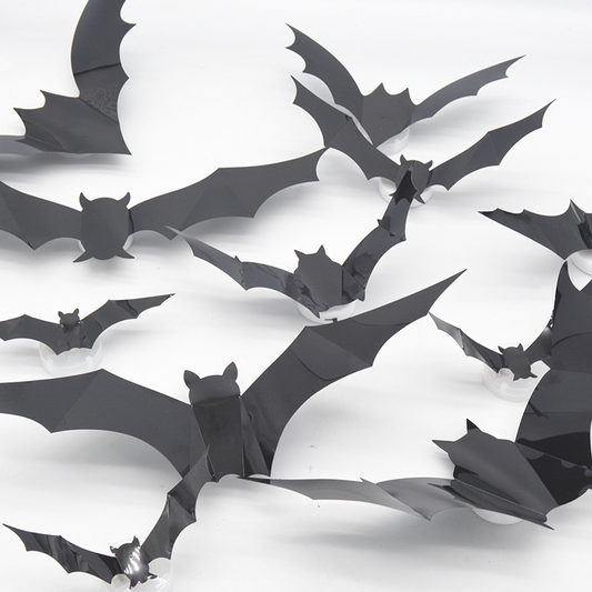 🦇Halloween 3D világító denevérek