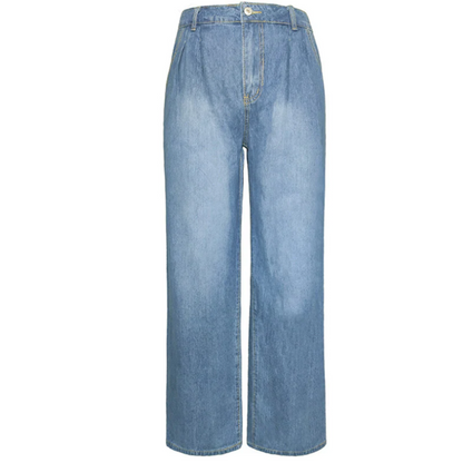 【S-3XL】👖💦Női mosott alkalmi farmer