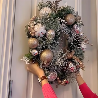 ✨Rozsdamentes acél tapadókorongos kampó - 🎄Karácsonyi koszorúk felakasztására alkalmas
