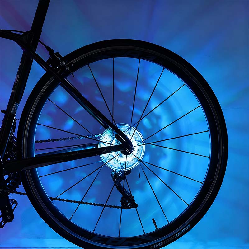 🚲LED-es kerékpár kerékagy világítás éjszakai kerékpározáshoz💡