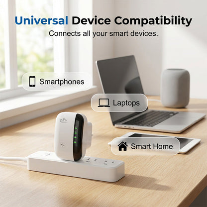 300 Mbps sebességű Wi-Fi jelerősítő és jelerősítő