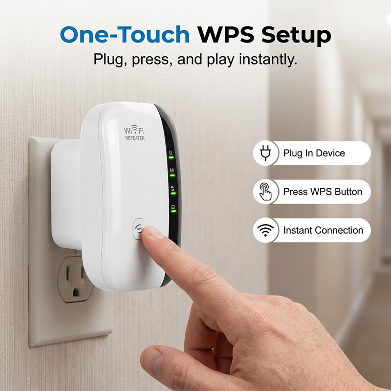 300 Mbps sebességű Wi-Fi jelerősítő és jelerősítő